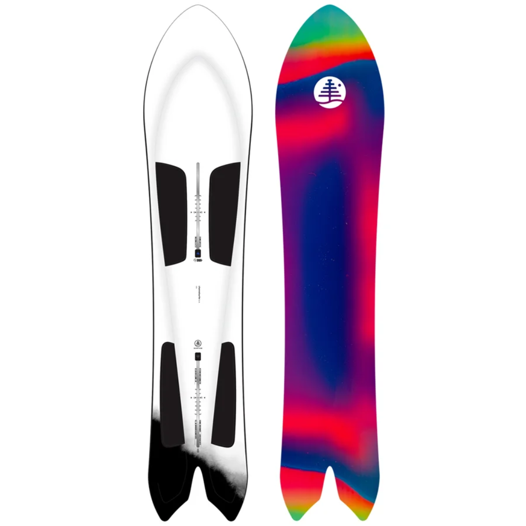 Burton 3D Family Tree Channel Surfer Flat Top Snowboard