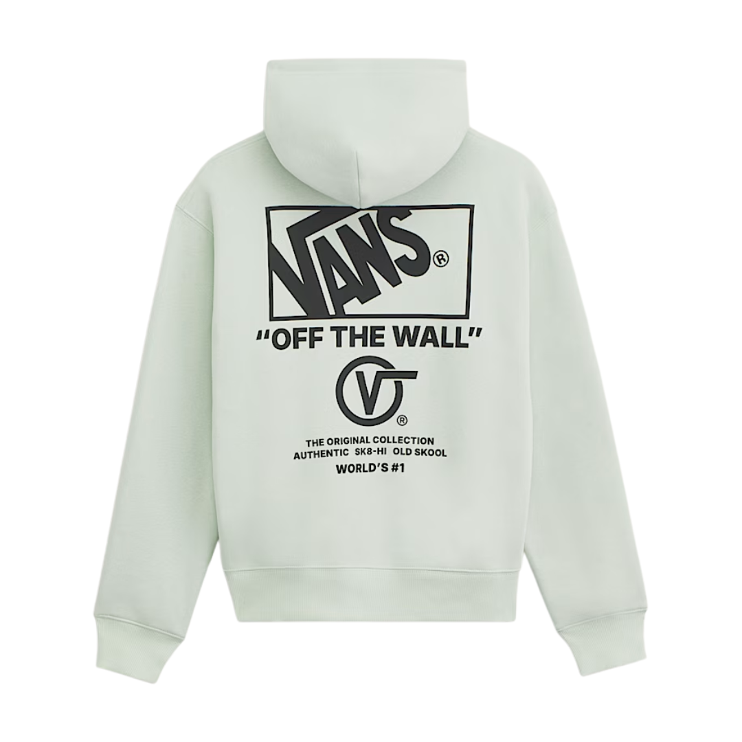 Vans Vans Men's Stacked HI Pullover - Dusty Mint Dusty Mint M Mens Pullover Hoodies