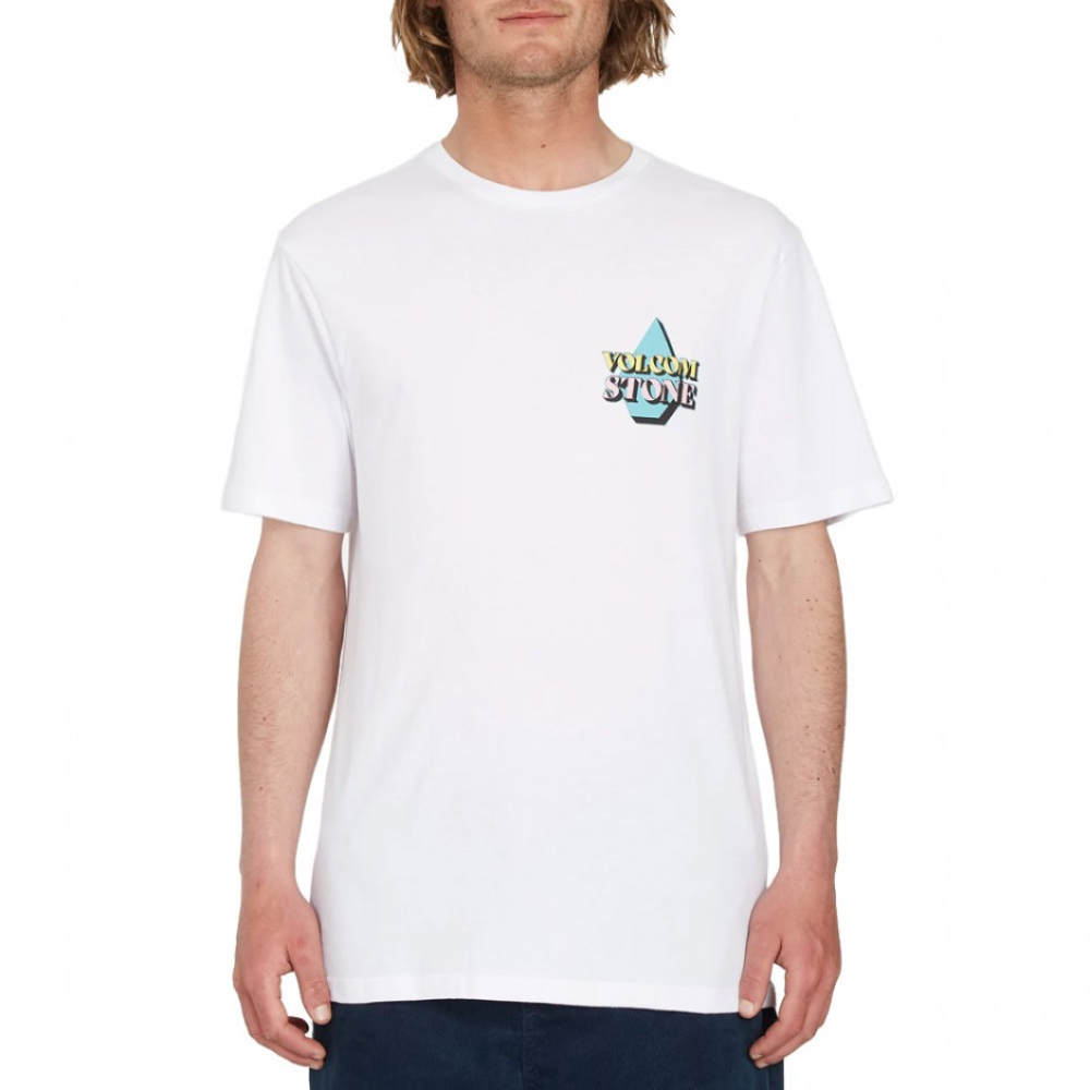 T-shirt à rayures Volcom pour homme