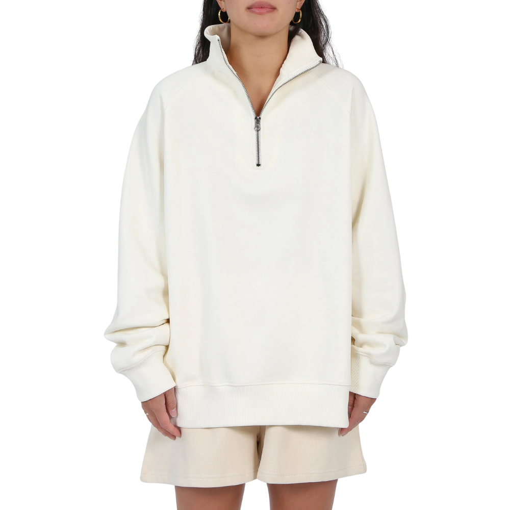 Brunette NYBF Crew 1/2 Zip