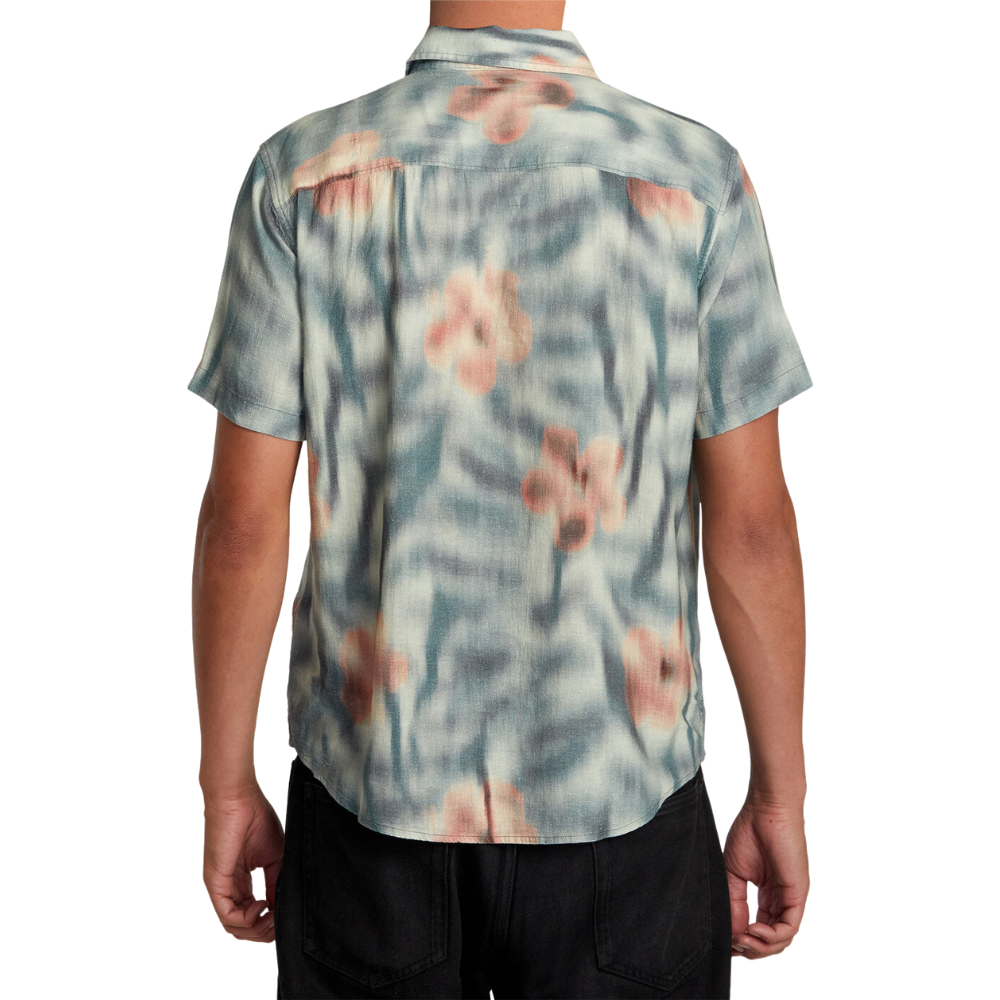RVCA Men's Hawaii Speed Floral Short Sleeve Shirt