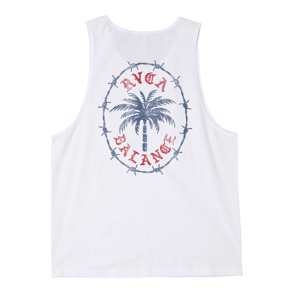 RVCA Men's  Palm Wire Tank