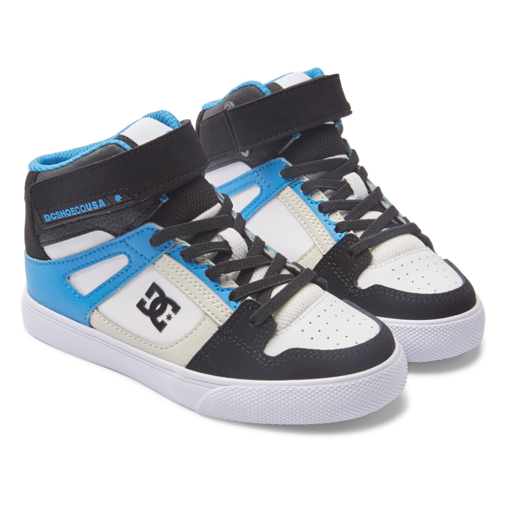 Zapatillas DC Youth Pure High-Top EV - Negro/Azul/Negro