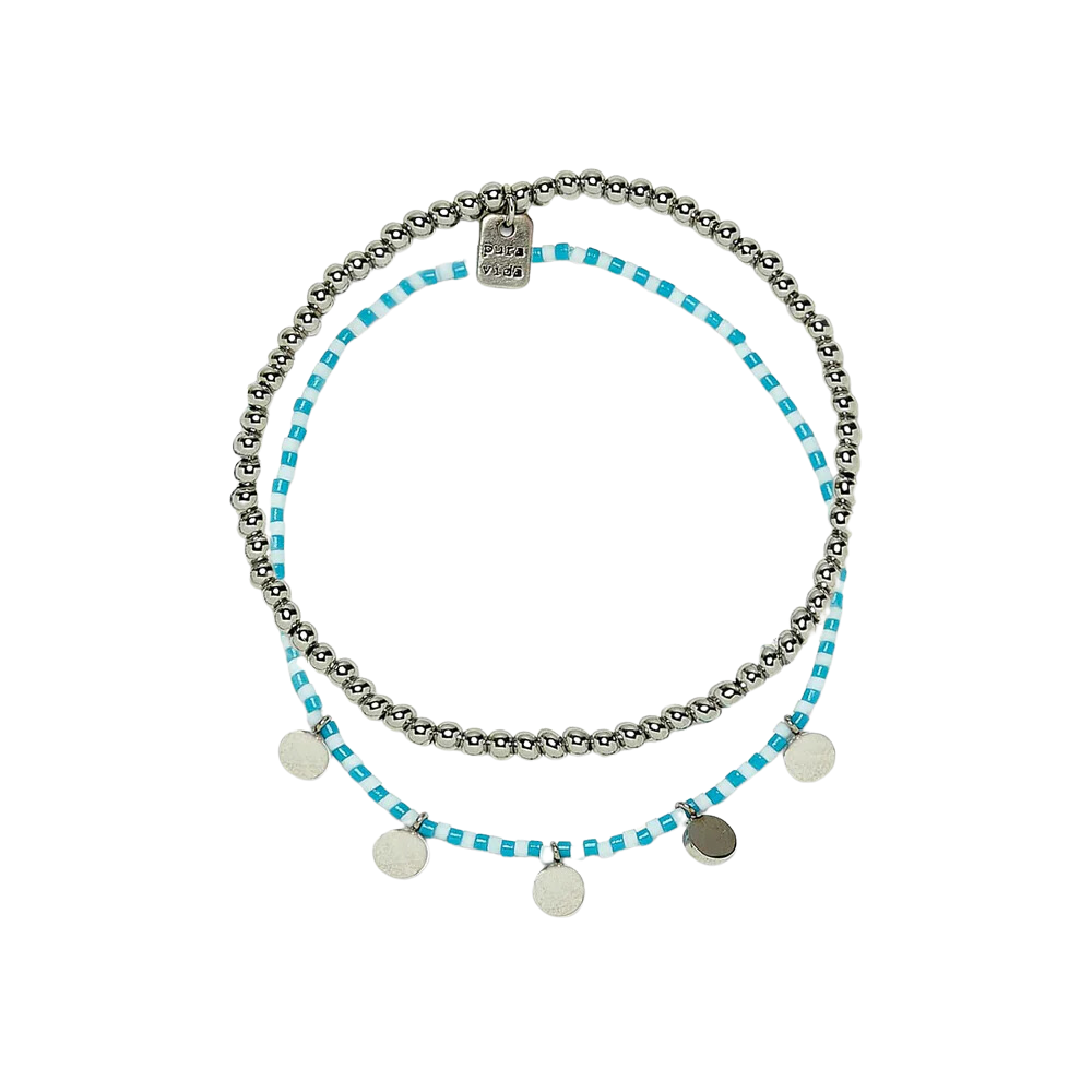 Pura Vida Cabana Stretch Bracelet Set