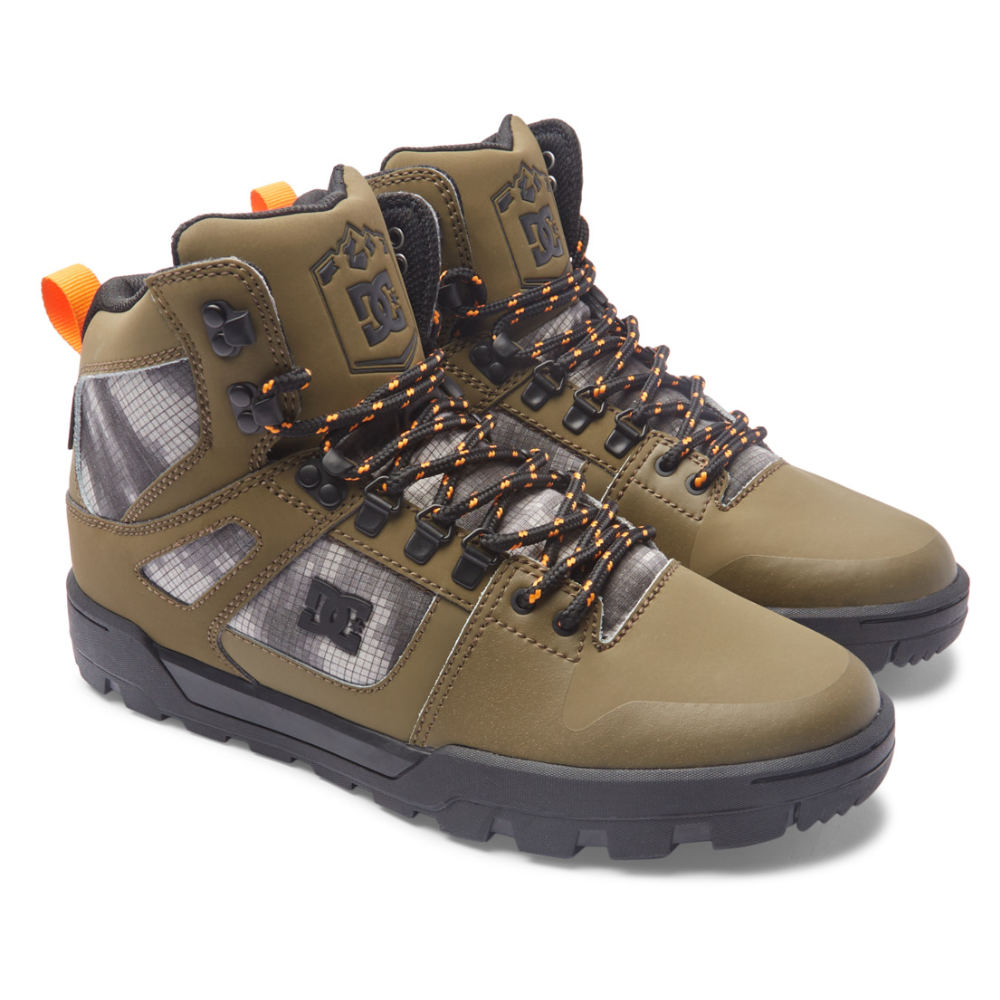 Bottes montantes DC Pure WR pour homme - Olive/Noir