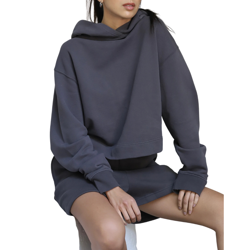Brunette Cropped Core Hoodie