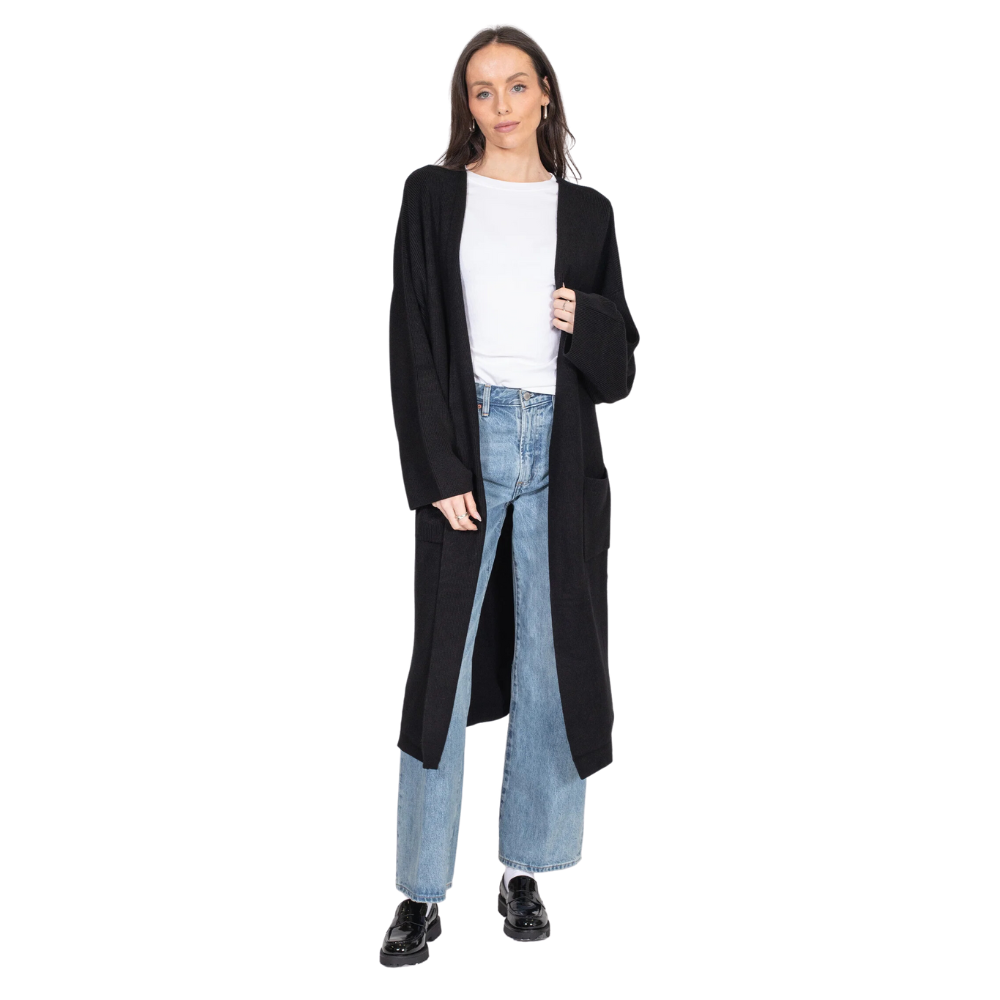 Brunette The Matilda Rib Knit Cardigan