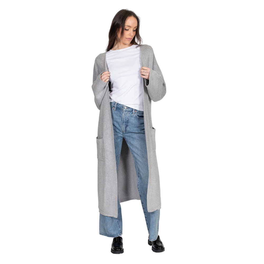 Brunette The Matilda Rib Knit Cardigan