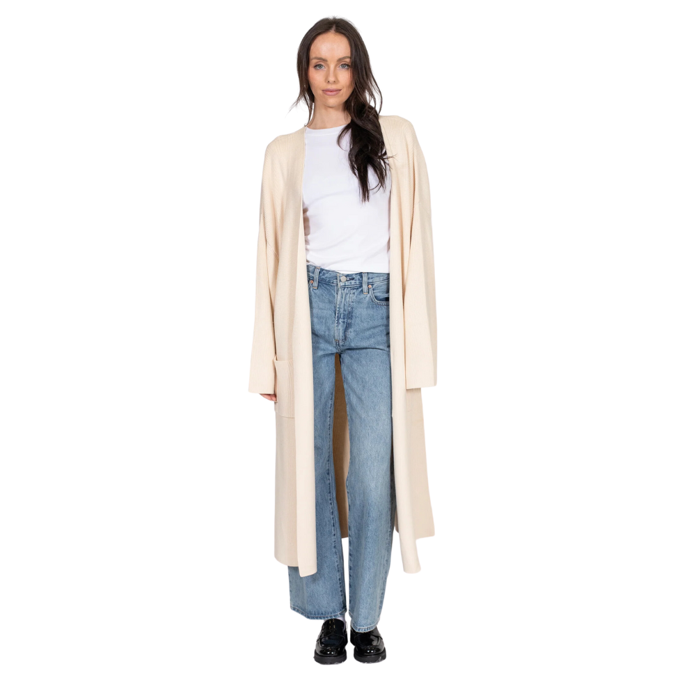 Brunette The Matilda Rib Knit Cardigan