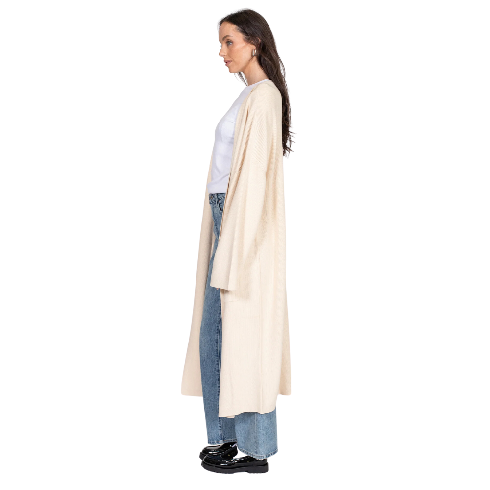 Brunette The Matilda Rib Knit Cardigan