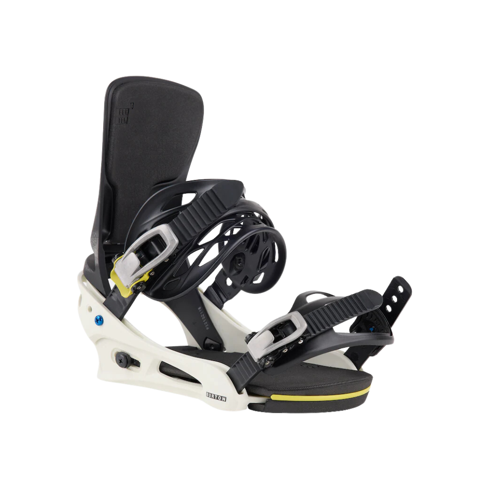 Burton Burton Cartel Re:Flex Mens Snowboard Bindings Gray Acid Wash L Mens Snowboard Bindings