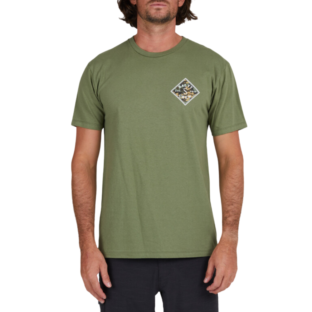 Salty Crew Men's Tippet Camo Fill Premium Tee