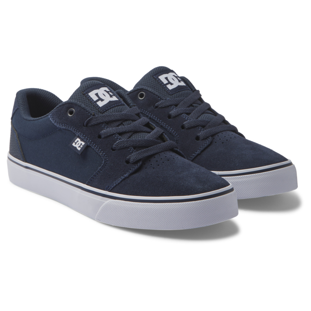 DC Men's Anvil Shoes - Navy/White