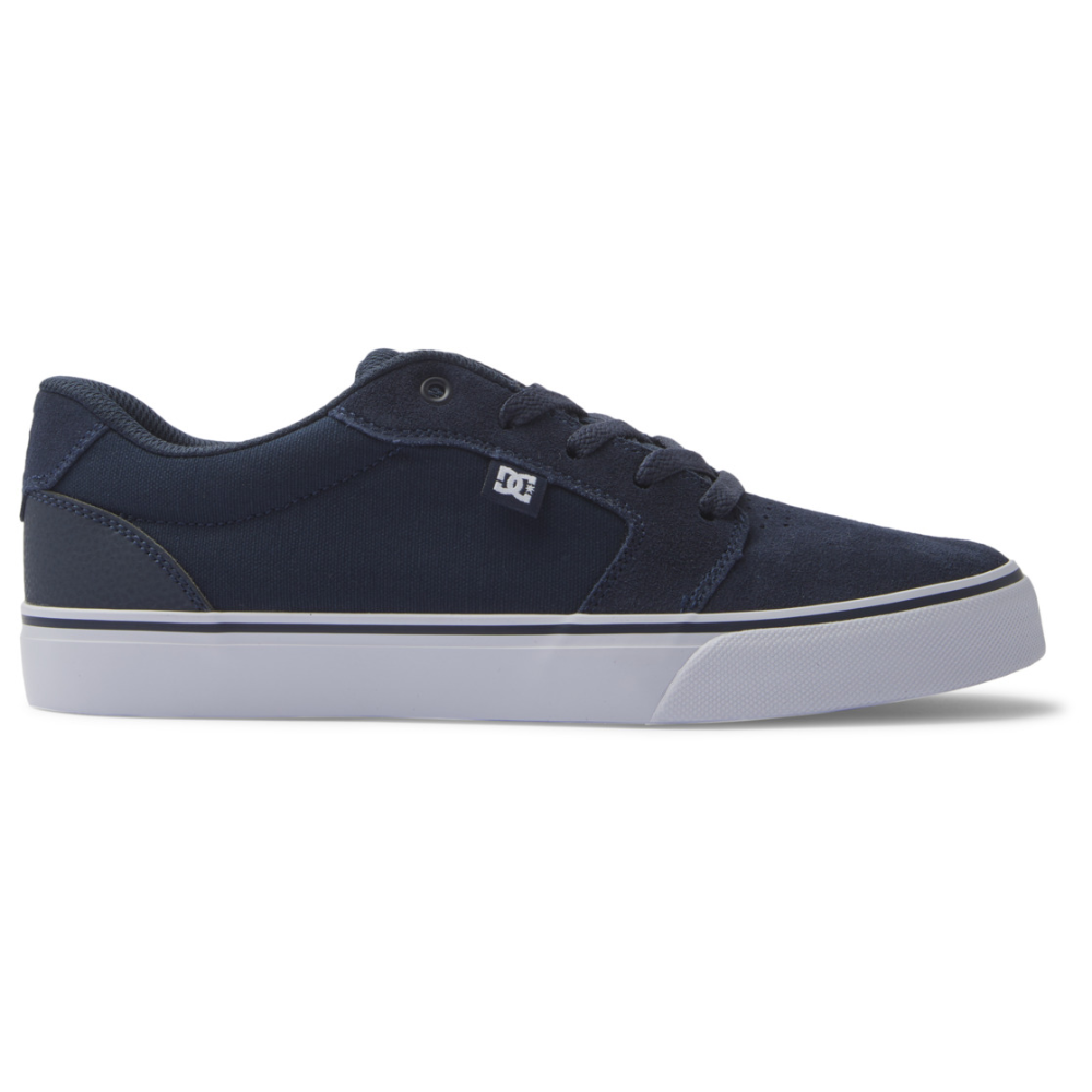 Zapatos DC Anvil para hombre - Azul marino/blanco