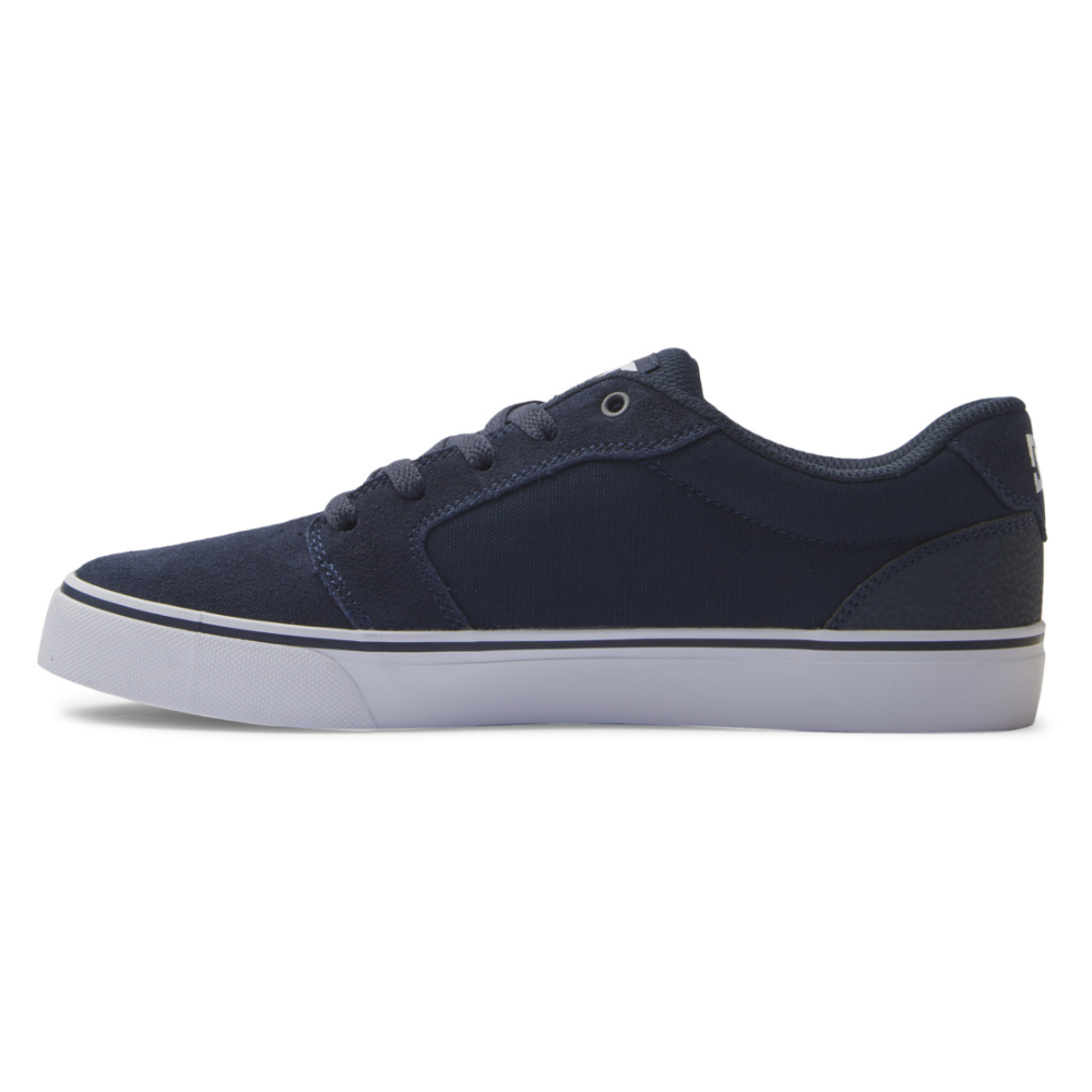 Zapatos DC Anvil para hombre - Azul marino/blanco