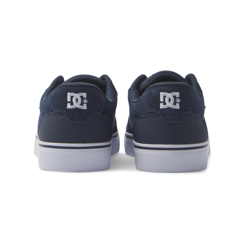 Zapatos DC Anvil para hombre - Azul marino/blanco