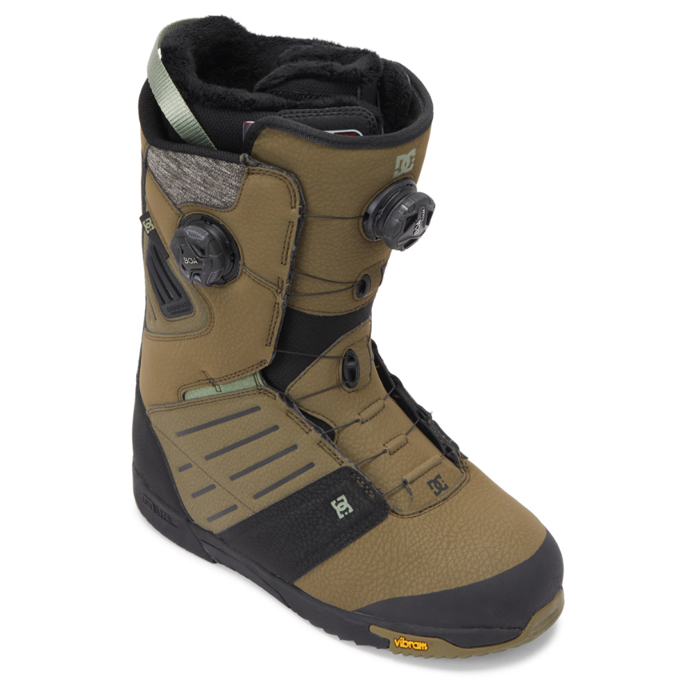 Bottes de snowboard DC Judge Boa pour homme - Olive foncé