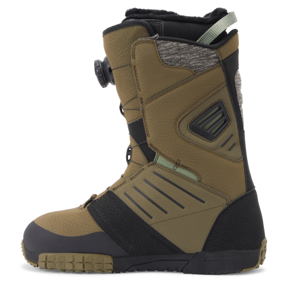 Bottes de snowboard DC Judge Boa pour homme - Olive foncé