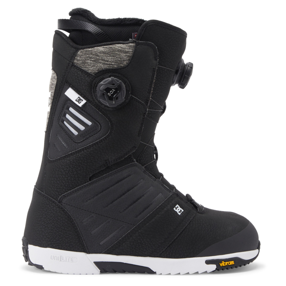 DC DC Men's Judge Boa Snowboard Boots - Black/White Black/White 10 Mens Boa Snowboard Boots 6 to 15 US Mens size