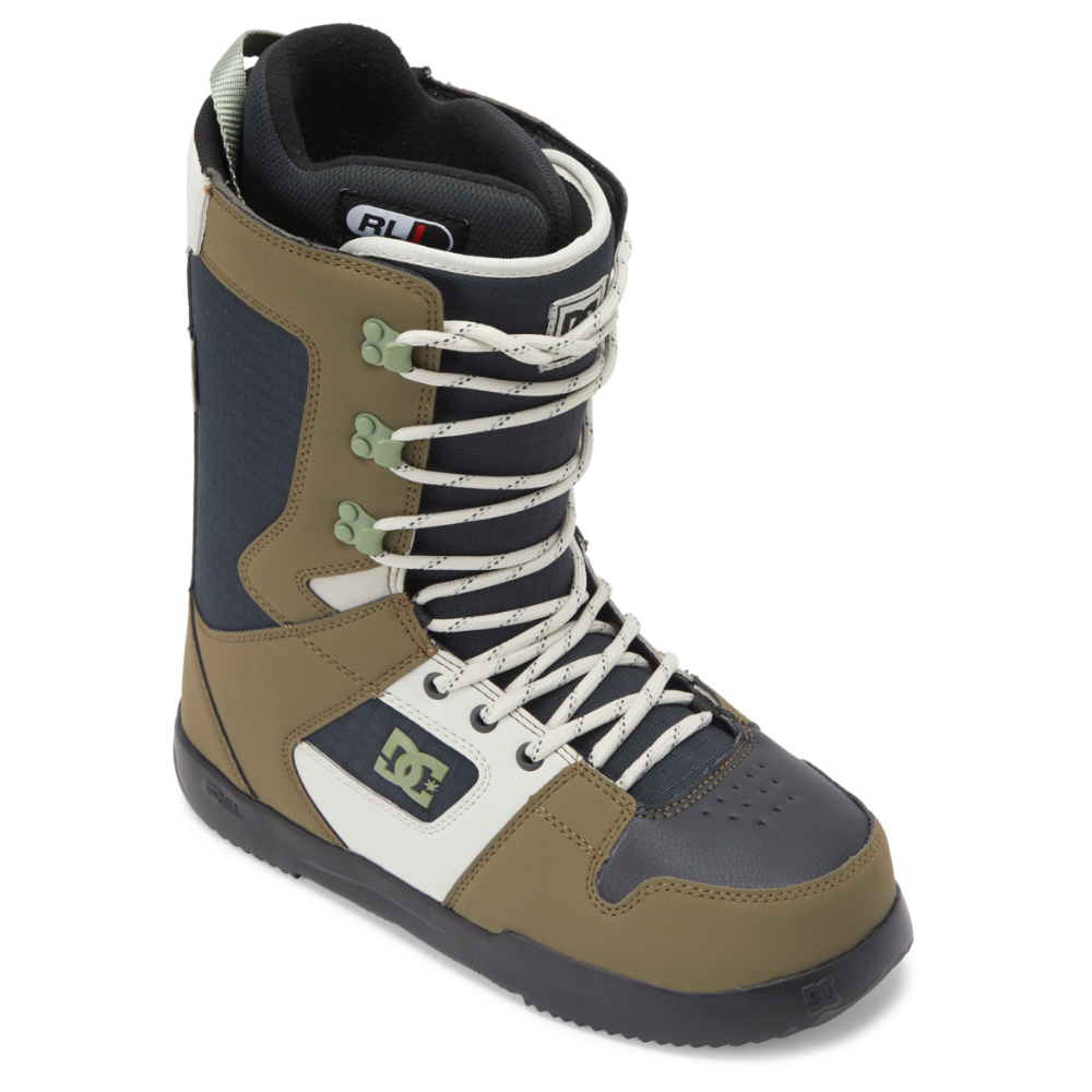 Bottes de snowboard DC Phase pour homme – Vert armée