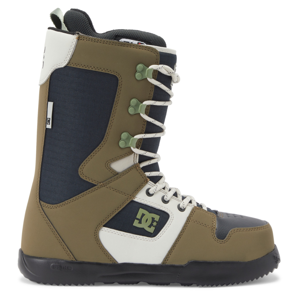 Bottes de snowboard DC Phase pour homme – Vert armée
