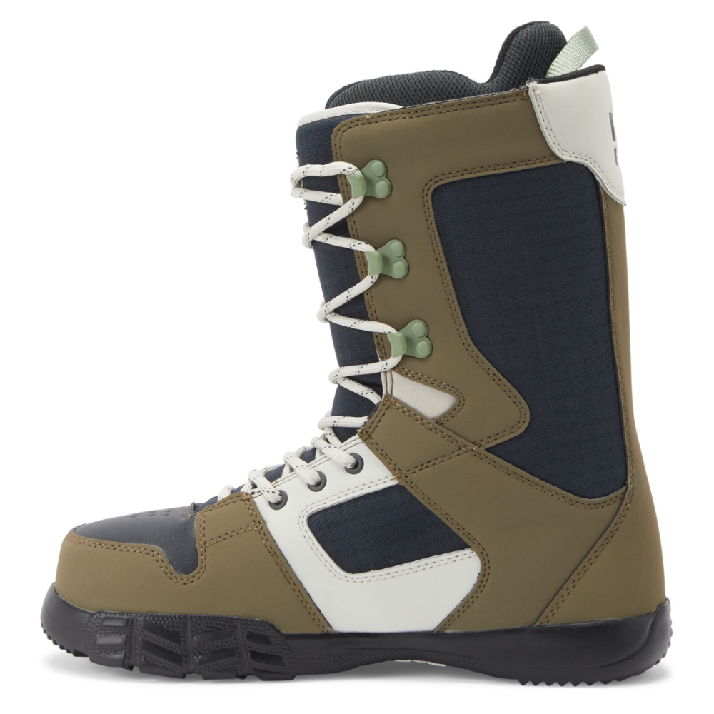 Bottes de snowboard DC Phase pour homme – Vert armée