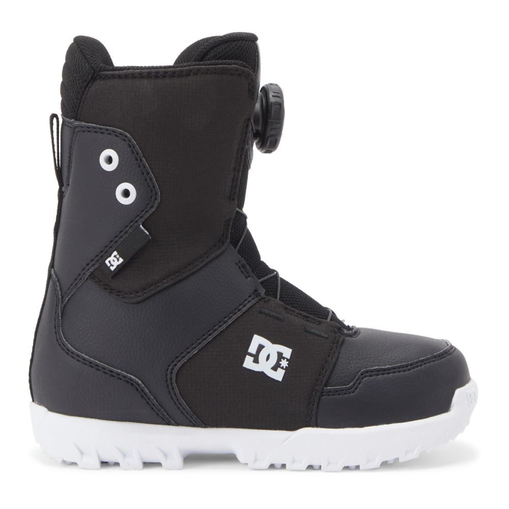 Bottes de snowboard DC Kids Scout Boa - Noir/Blanc