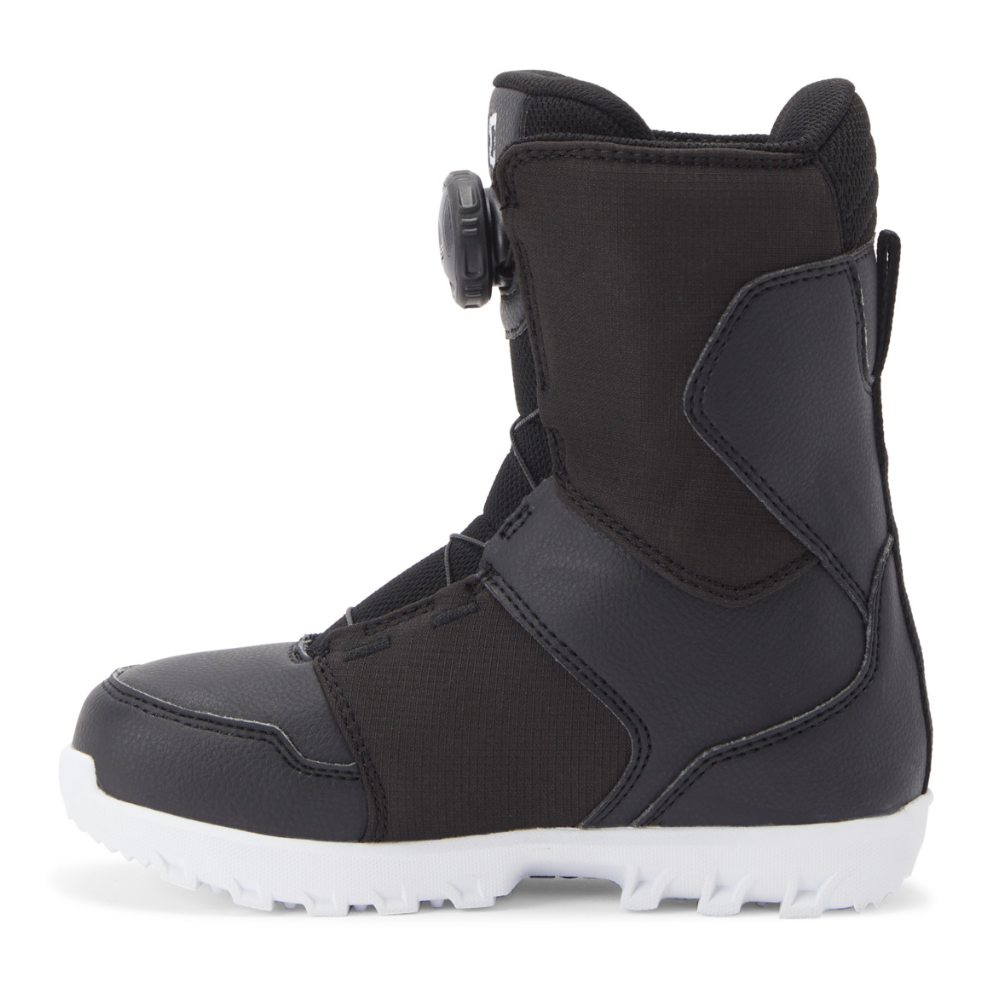 Bottes de snowboard DC Kids Scout Boa - Noir/Blanc