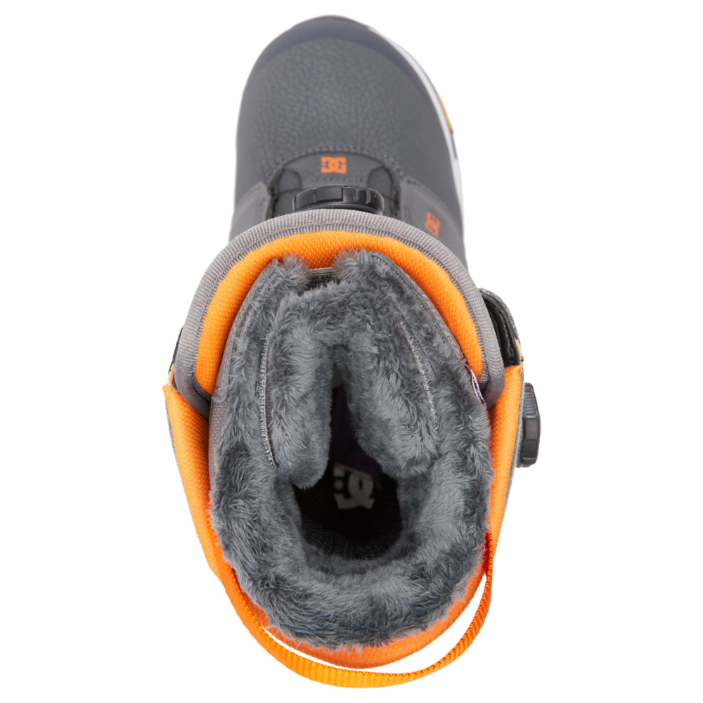 DC Men's Judge Boa Snowboard Boots - Grey/Grey/Orange