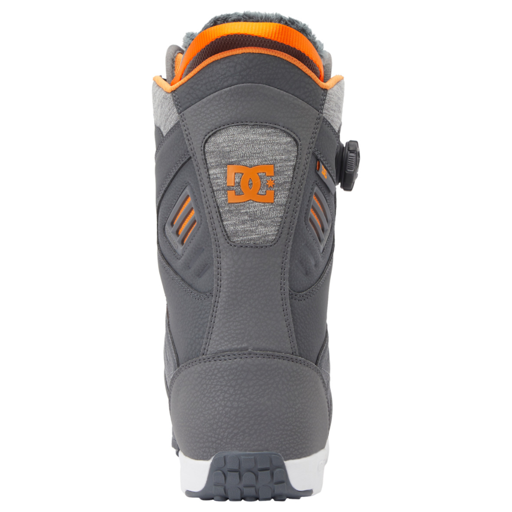 DC Men's Judge Boa Snowboard Boots - Grey/Grey/Orange