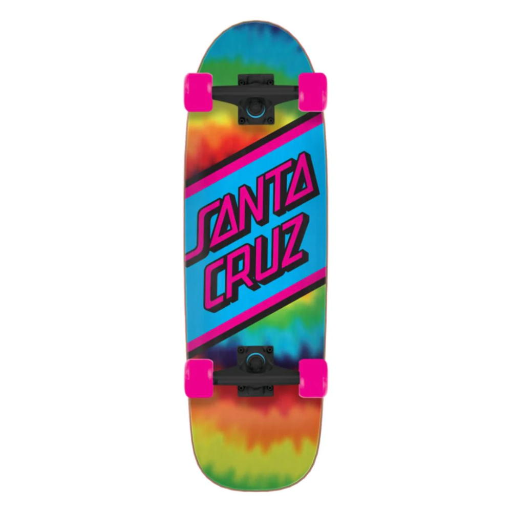 Santa Cruz Street Cruiser Rainbow Tie Dye 8.79" x 29.05"