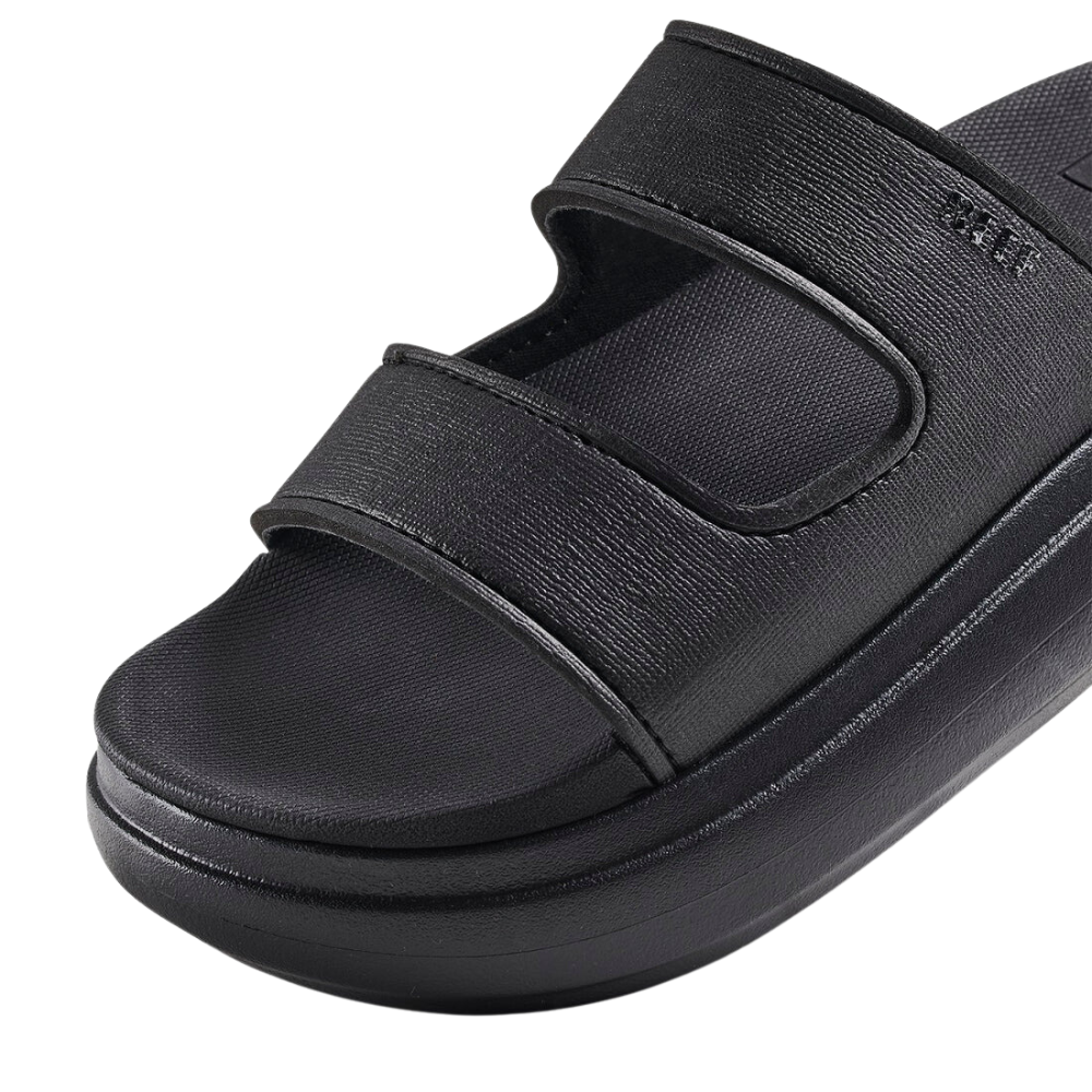 Sandalias Reef CUSHION BONDI 2 BAR para mujer - Negro/Negro