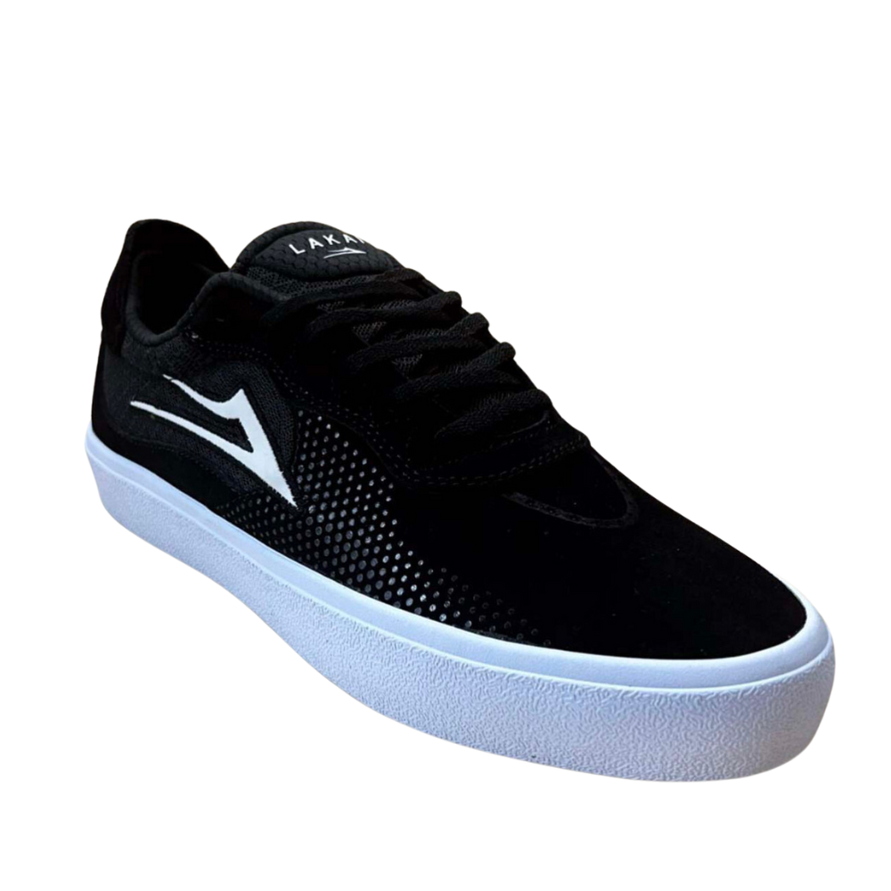 Lakai Men's Essex Shoes - Black/White Suede
