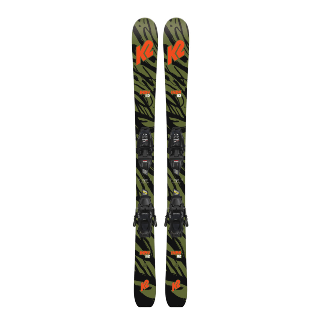 K2 Indy Jr Skis + 4.5 FDT Bindings