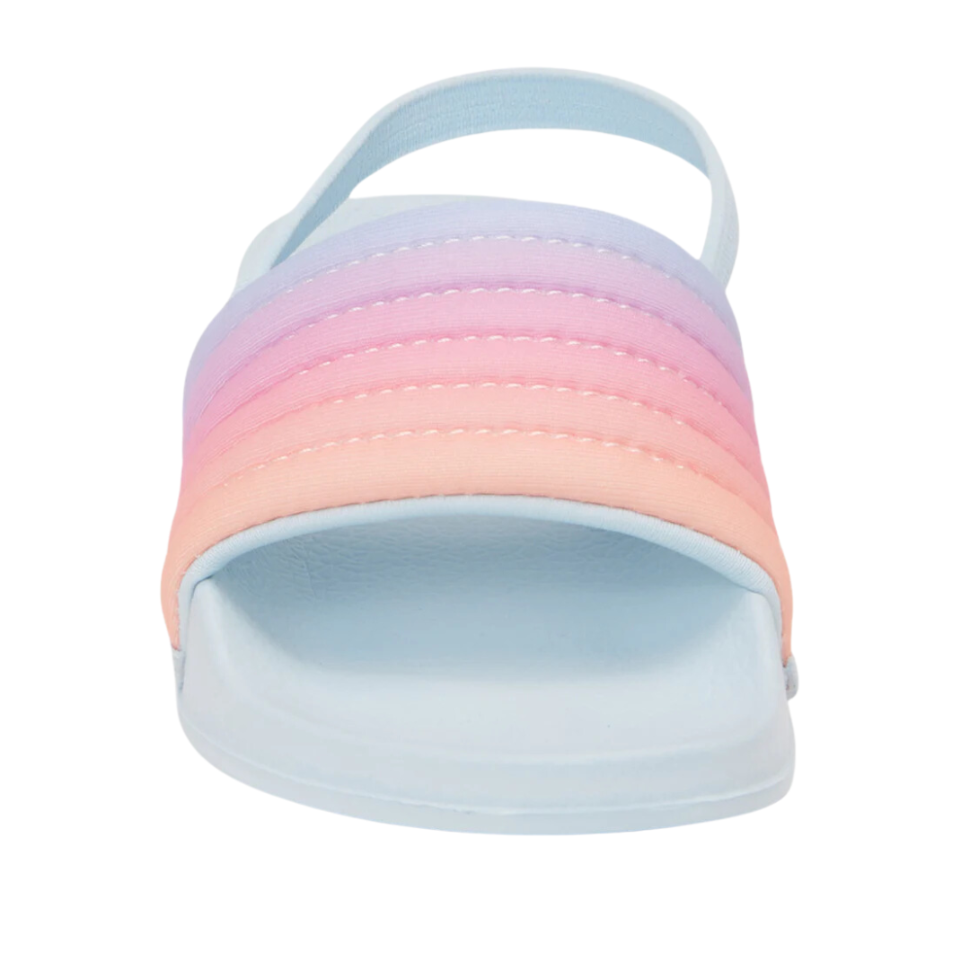 Roxy Toddler TW Slipper Ribbed Sandals - Light Blue
