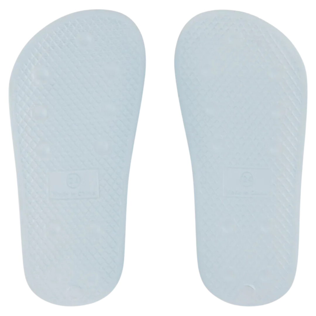 Roxy Toddler TW Slipper Ribbed Sandals - Light Blue