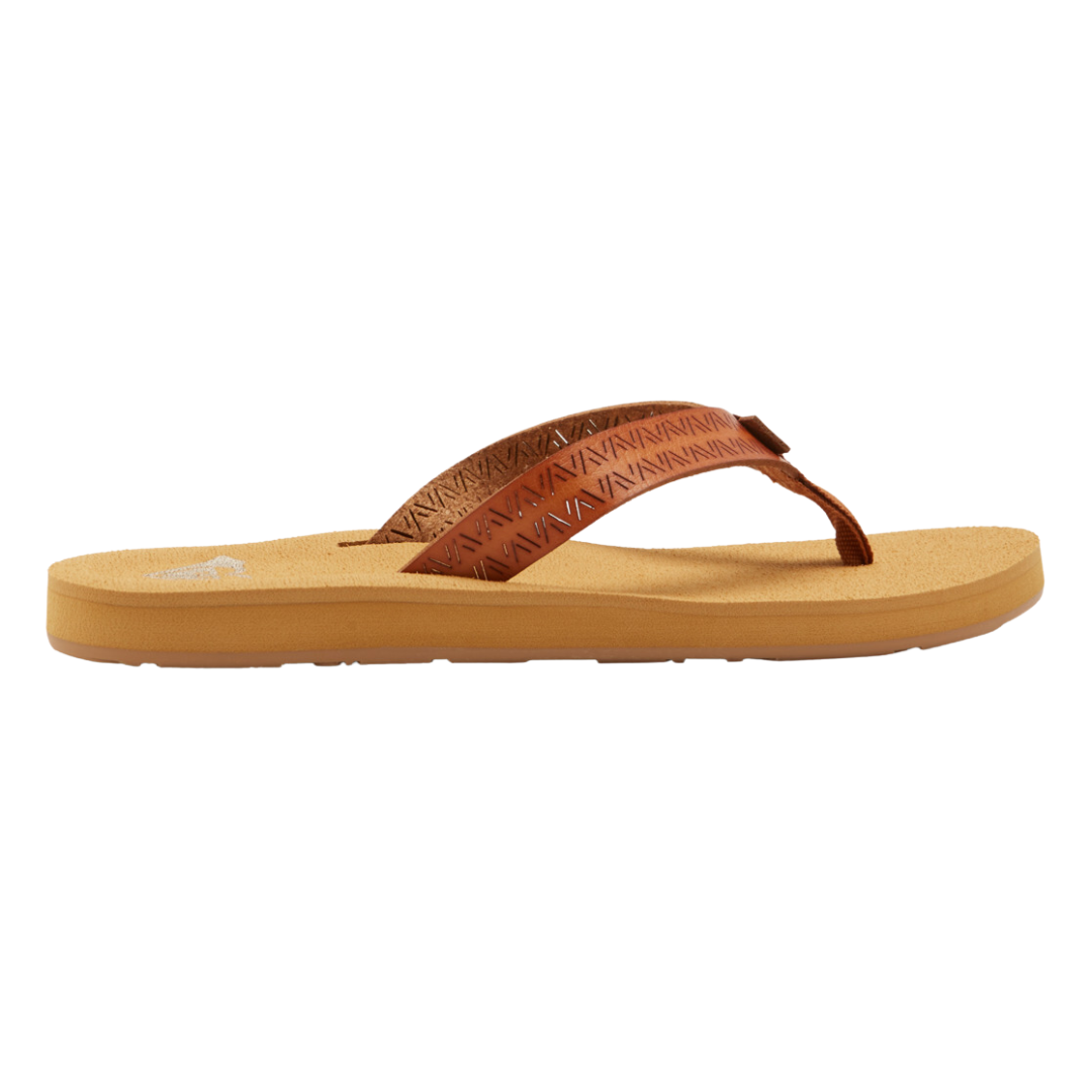 Sandales Roxy Porto Motif pour femme - Tan