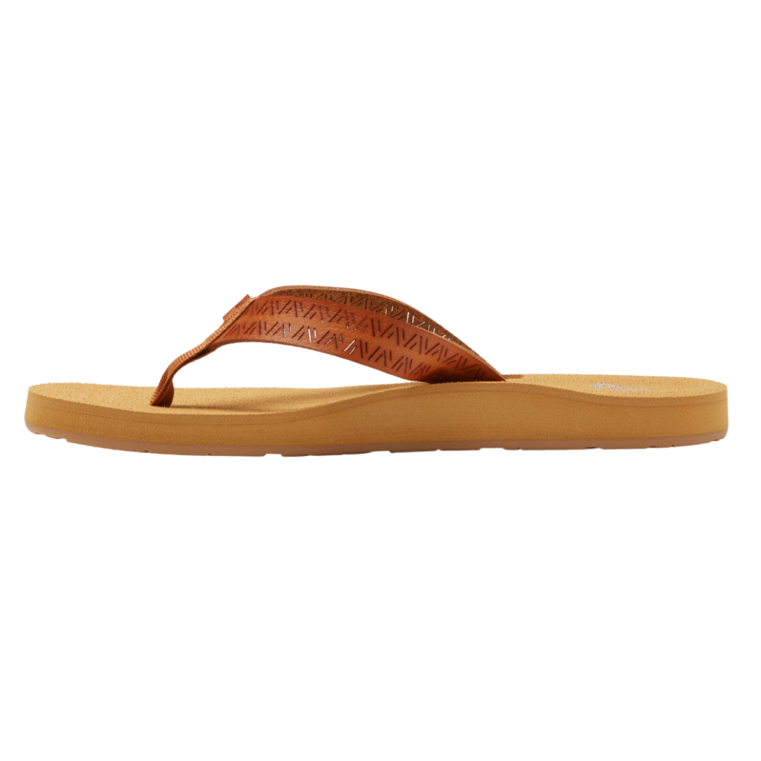 Sandales Roxy Porto Motif pour femme - Tan