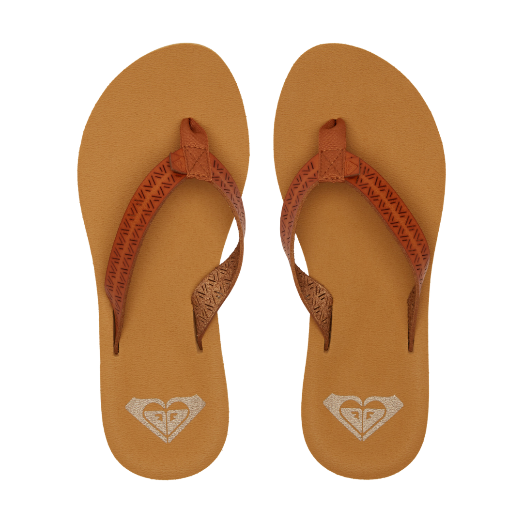 Sandales Roxy Porto Motif pour femme - Tan