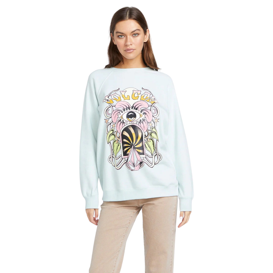 Volcom Women's Stone Magic BF Crew