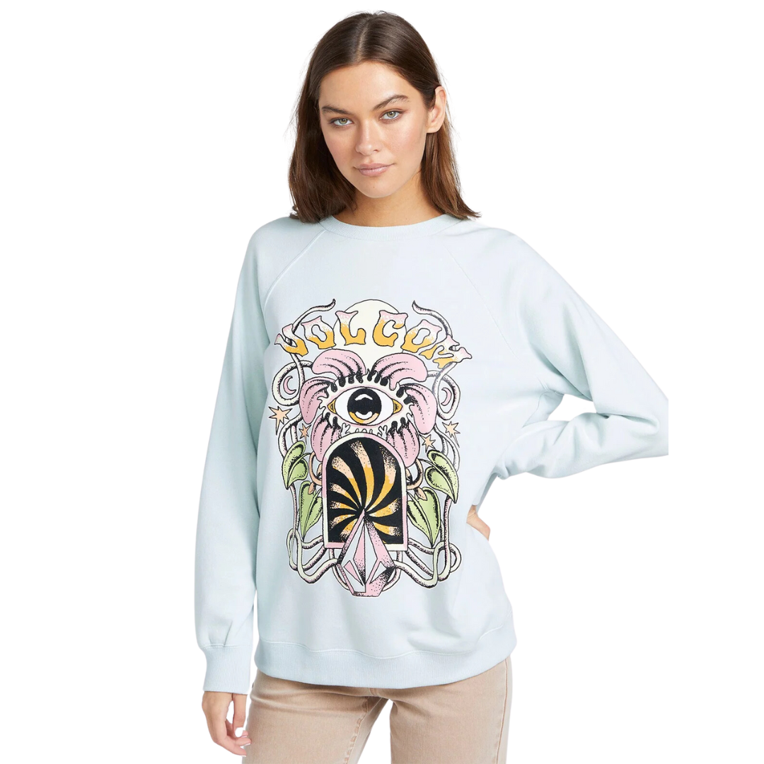 Volcom Women's Stone Magic BF Crew