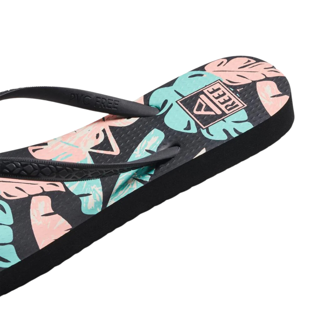 Sandalias Reef con estampados marinos para mujer - Neon Monstera