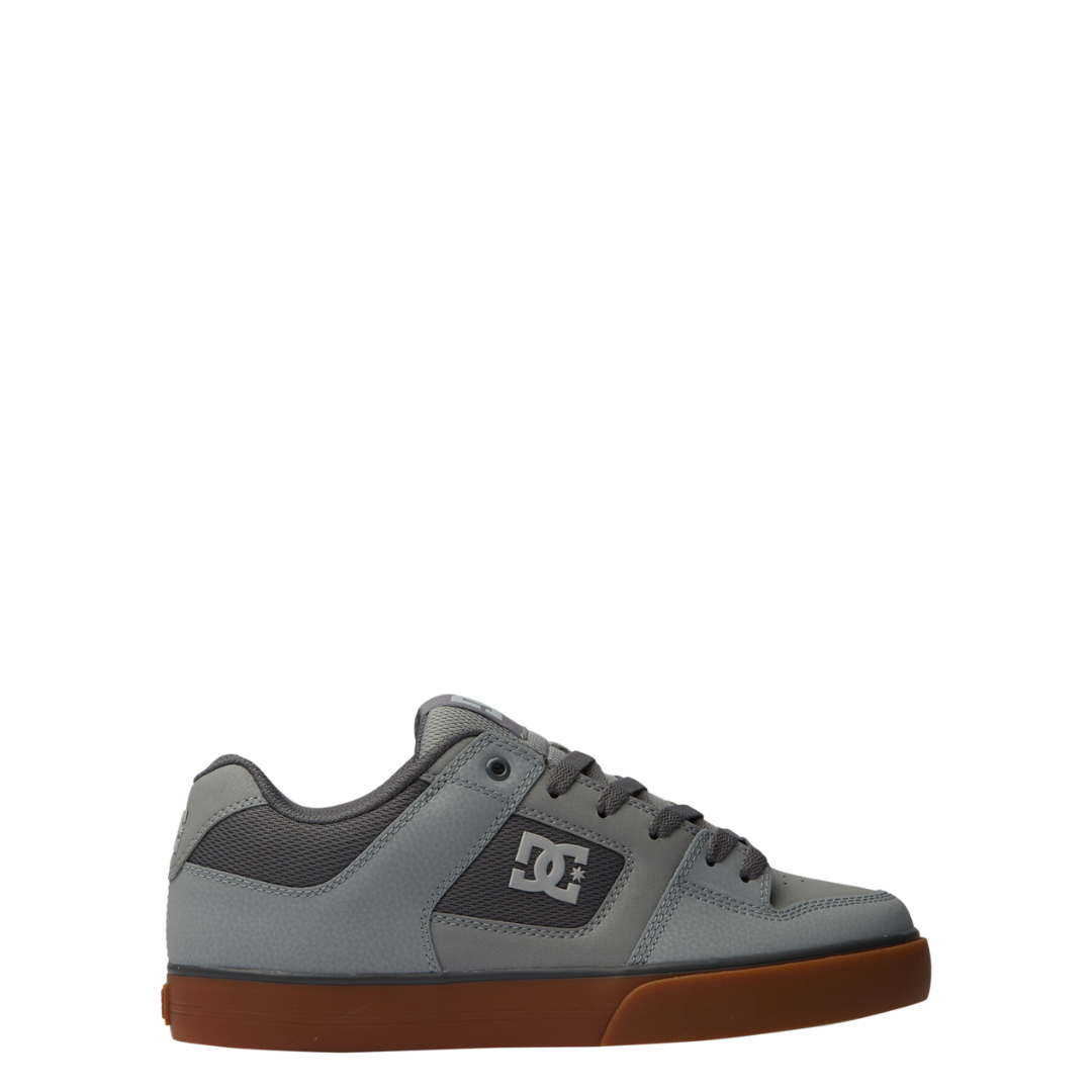 Zapatillas de skate DC Pure para hombre - Carbono/Goma