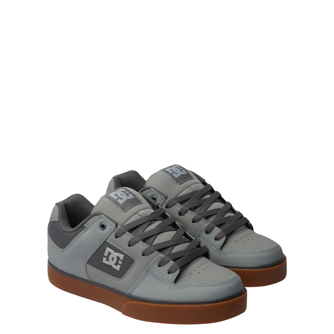Zapatillas de skate DC Pure para hombre - Carbono/Goma