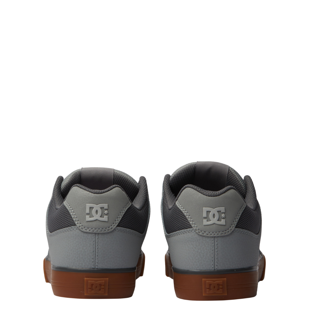 Zapatillas de skate DC Pure para hombre - Carbono/Goma