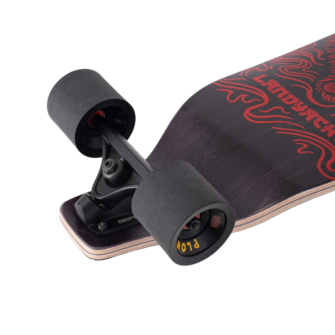 Landyachtz Landyachtz Evo 40 - Bear Complete Black/Red 40 Longboard Complete - Top Mount