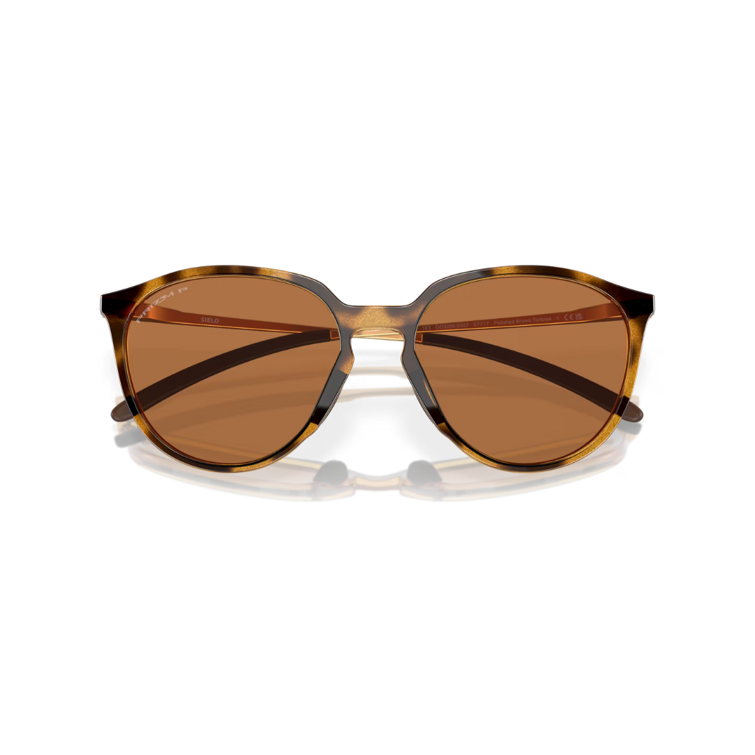 Oakley Oakley Sunglasses Sielo - Prizm Bronze Polarized Lenses, Polished Brown Tortoise Frame Womens Sunglasses Polarized