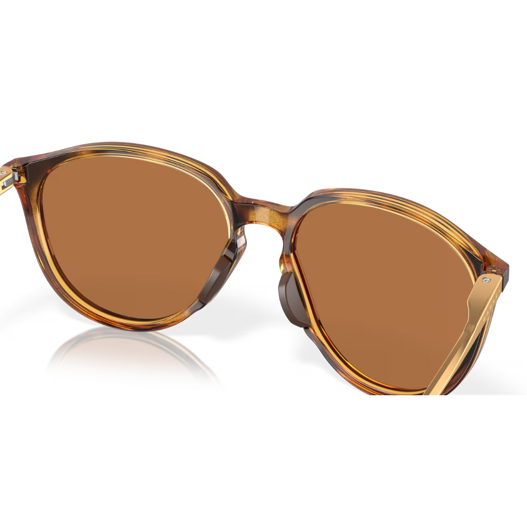 Oakley Oakley Sunglasses Sielo - Prizm Bronze Polarized Lenses, Polished Brown Tortoise Frame Womens Sunglasses Polarized