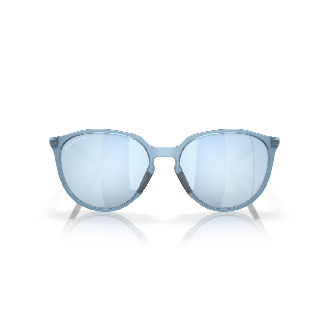 Gafas de sol Oakley Sielo - Lentes polarizadas Prizm Deep Water, montura mate lavado a la piedra