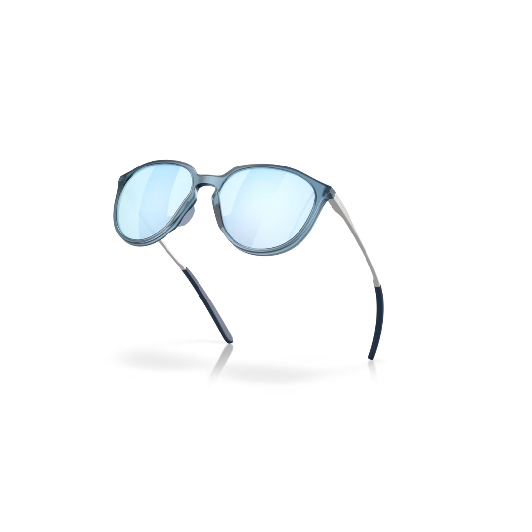 Gafas de sol Oakley Sielo - Lentes polarizadas Prizm Deep Water, montura mate lavado a la piedra